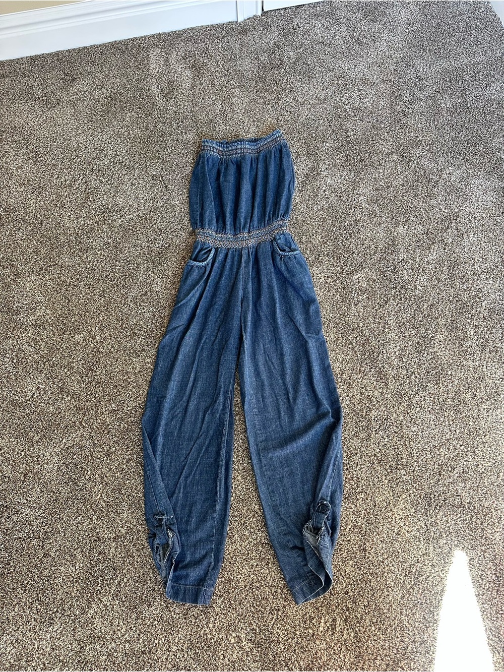 Body Central Denim jumpsuit